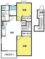 アムール02  ｜ 埼玉県さいたま市西区三橋6丁目1494-3（賃貸アパート2LDK・2階・51.67㎡） その2