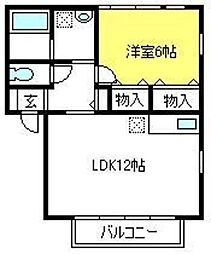 間取図画像 1LDK