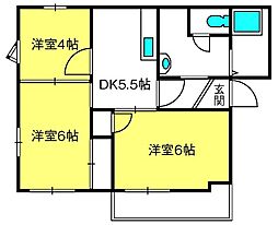 間取図画像 3DK