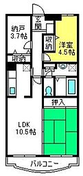 間取図画像 2SLDK