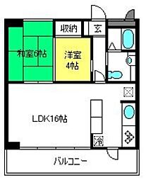 さくらヴィレッジ 2LDKの間取図画像