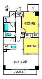 アンシャンテ大宮 1SLDKの間取図画像