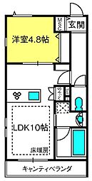 Maison Septem(メゾンセプテム) 1LDKの間取図画像