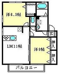 物件の間取り