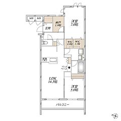 物件の間取り
