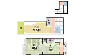 四ノ宮柳山町貸家  ｜ 京都府京都市山科区四ノ宮柳山町（賃貸一戸建2LDK・--・64.01㎡） その2