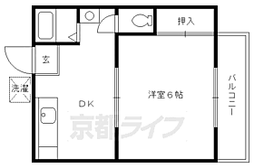 和プレジデント桃山 103 ｜ 京都府京都市伏見区桃山町大津町（賃貸マンション1DK・1階・22.61㎡） その2