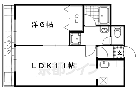 ジュネス堅田 408 ｜ 滋賀県大津市今堅田2丁目（賃貸マンション1LDK・4階・39.68㎡） その2