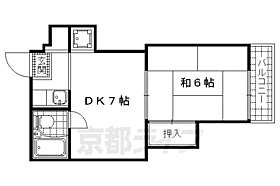 第二ふもとビル 302 ｜ 京都府京都市山科区西野山射庭ノ上町（賃貸マンション1DK・3階・25.42㎡） その2