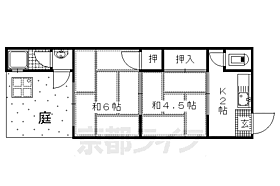 第一ニューグリンハウス杉 1-6 ｜ 京都府京都市伏見区桃山水野左近東町（賃貸アパート2K・1階・27.27㎡） その2