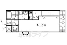 ヴァンヴェール35 408 ｜ 京都府京都市山科区東野門口町（賃貸マンション1K・4階・25.62㎡） その2