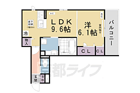 Ｆａｒｏｕｃｈｅ 202 ｜ 滋賀県大津市本堅田4丁目（賃貸アパート1LDK・2階・41.84㎡） その2