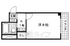 グレースコーポ大塚 208 ｜ 京都府京都市山科区大塚檀ノ浦（賃貸マンション1K・2階・24.30㎡） その2