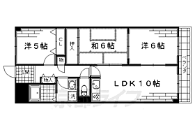 セブンマンション（ベルヴィ51） 104 ｜ 京都府京都市伏見区向島津田町（賃貸マンション3LDK・1階・66.40㎡） その2