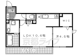 Ｃｈｏｕｃｈｏｕにおの浜 302 ｜ 滋賀県大津市におの浜3丁目（賃貸アパート1LDK・3階・41.01㎡） その2