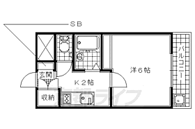 京都府宇治市小倉町老ノ木（賃貸マンション1K・3階・20.06㎡） その2