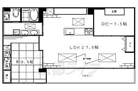 ルネス・ロワール 307 ｜ 京都府京都市伏見区深草柴田屋敷町（賃貸マンション1LDK・3階・96.06㎡） その2