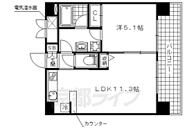 レガーロ大津なぎさ公園 303 ｜ 滋賀県大津市打出浜（賃貸マンション1LDK・3階・39.06㎡） その2