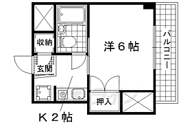 ゆめのこーぽ 201 ｜ 滋賀県大津市尾花川（賃貸マンション1K・2階・19.95㎡） その2