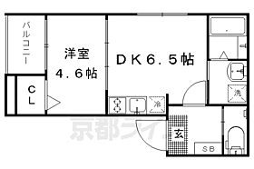 ハーモニーテラス深草下川原町 201 ｜ 京都府京都市伏見区深草下川原町（賃貸アパート1DK・2階・27.29㎡） その2