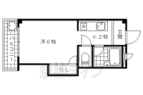 Ｐｅｒｉｇｅｅ 306 ｜ 京都府京都市山科区勧修寺西栗栖野町（賃貸マンション1K・3階・20.15㎡） その2