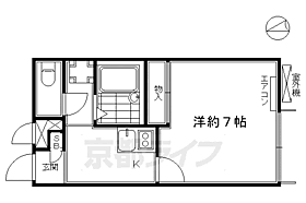 レオパレスイマクマノヒルズ 104 ｜ 京都府京都市東山区今熊野宝蔵町（賃貸アパート1K・1階・20.28㎡） その2