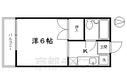 ビレッジＳハイツ 1階1Kの間取り