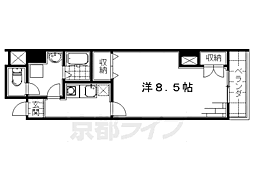 ＡＣＥ　ｉｎ　向島 1階1Kの間取り