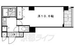 サムティ京都祇園 1階1Kの間取り