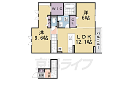 ｍｉｍｏｓａ　ｓｅｔａ 2階2LDKの間取り