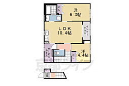 間取図画像 2SLDK