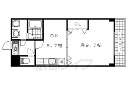 メゾンマツオ 1DKの間取図画像