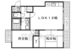 メリーコンフォート 2LDKの間取図画像