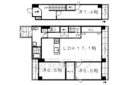 エベンエゼル三条 3LDKの間取図画像