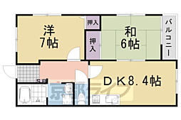 スラージュマン1 2DKの間取図画像