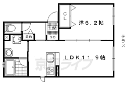 シャーメゾンK・Y 1LDKの間取図画像