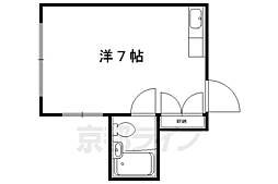 シェモワ30 ワンルームの間取図画像