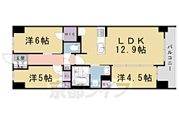 ファインレジデンス京都五条通 3LDKの間取図画像