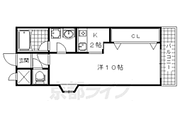 ヴァンヴェール35 1Kの間取図画像