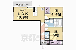 LUMIERE DU SOIR DEUX 2LDKの間取図画像