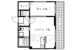 メゾンラブリーズ 1LDKの間取図画像