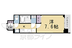 ファステート京都洛南エリーゼ 1Kの間取図画像