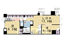レーベン京都河原町 7階/-