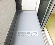 お掃除しやすいベランダ