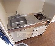 シンプルなキッチンです。