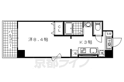 ジュネス太郎坊 1Kの間取図画像