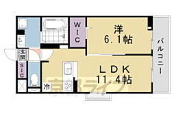 Nobeldignity 1LDKの間取図画像