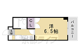 ブランバール24 1Kの間取図画像