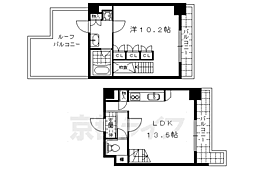 ベラジオ京都清水 1LDKの間取図画像