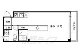 pienipesa ワンルームの間取図画像